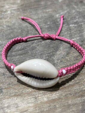 12 Macrame Cowrie Shell Bracelets. New in package.